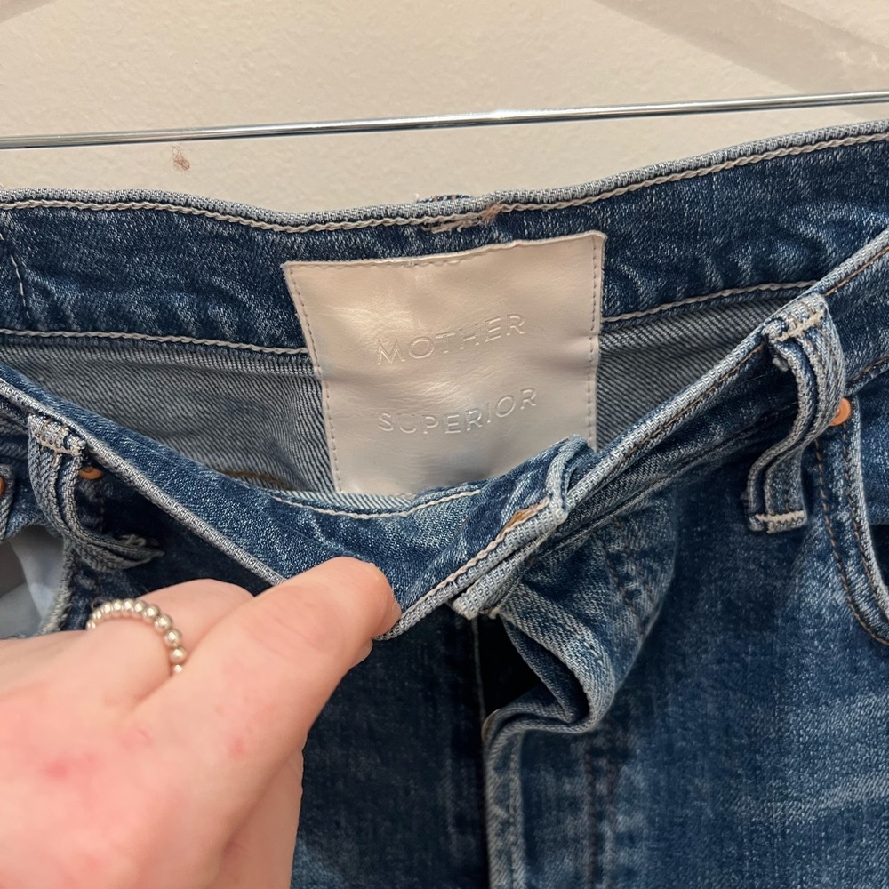 Mother the curbside ankle Blue Denim Jeans - Picture 8 of 8